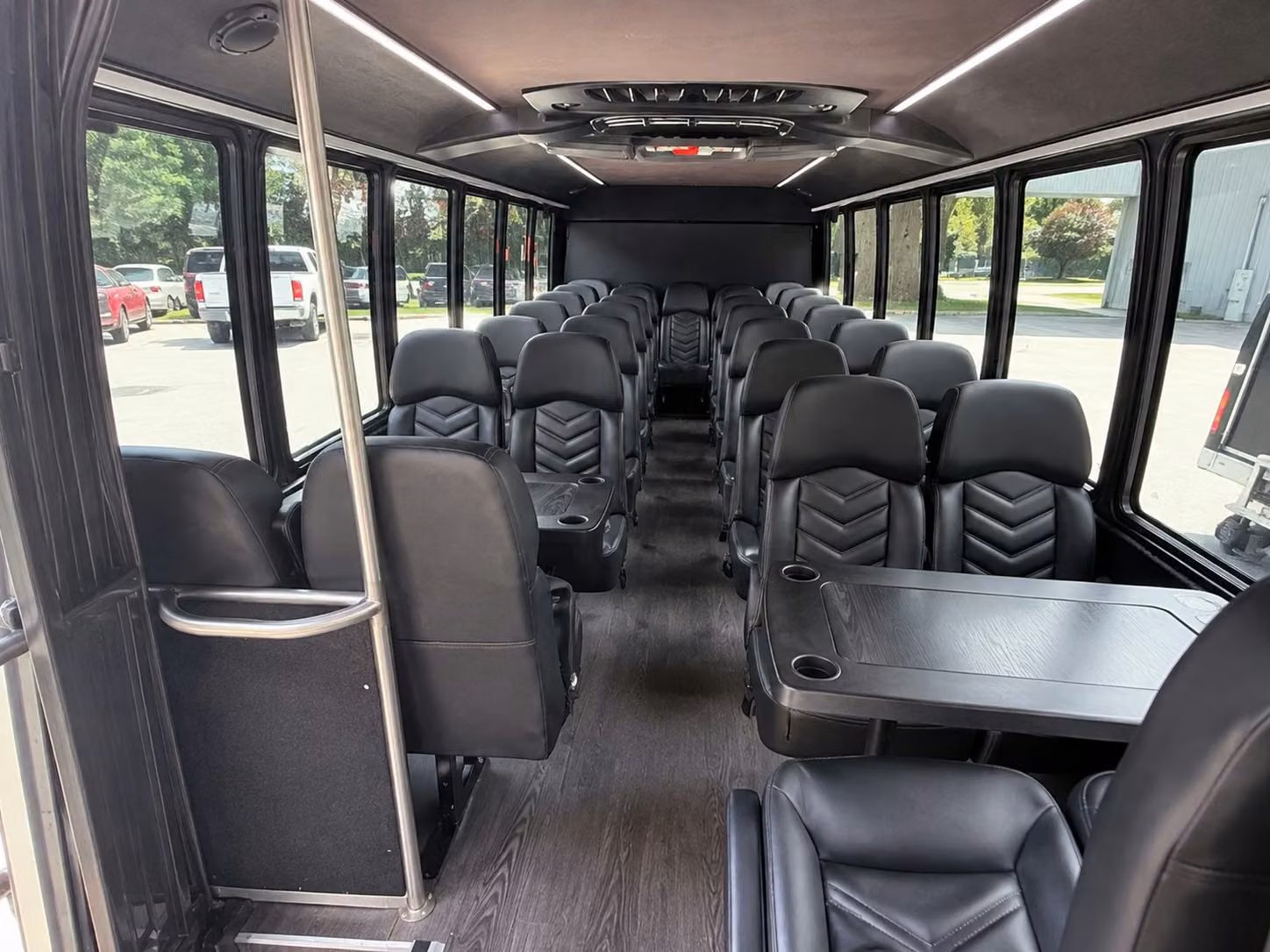 15 passenger minibus inside