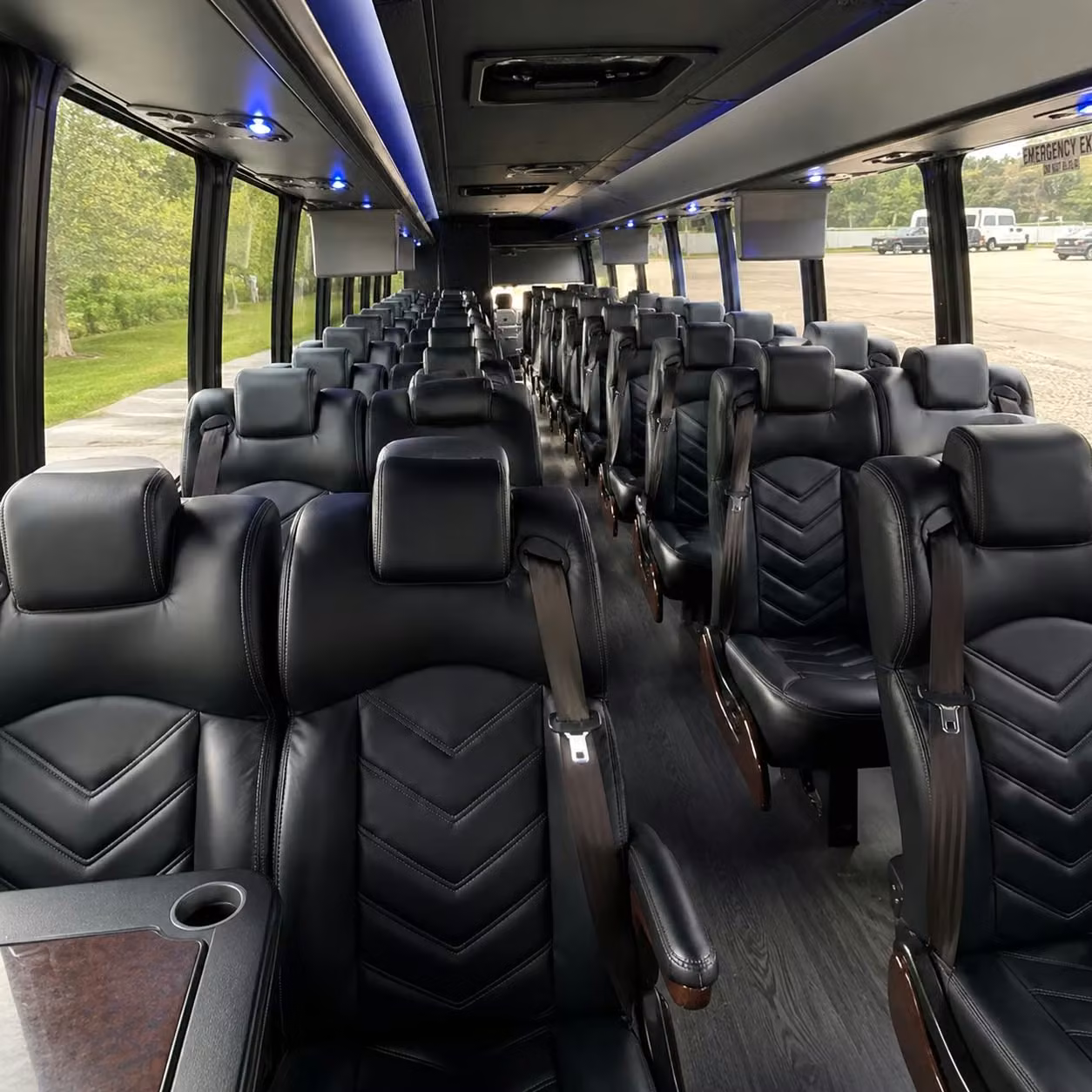 25 passenger minibus interior
