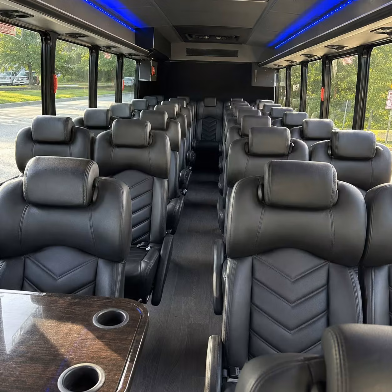 30 passenger minibus interior