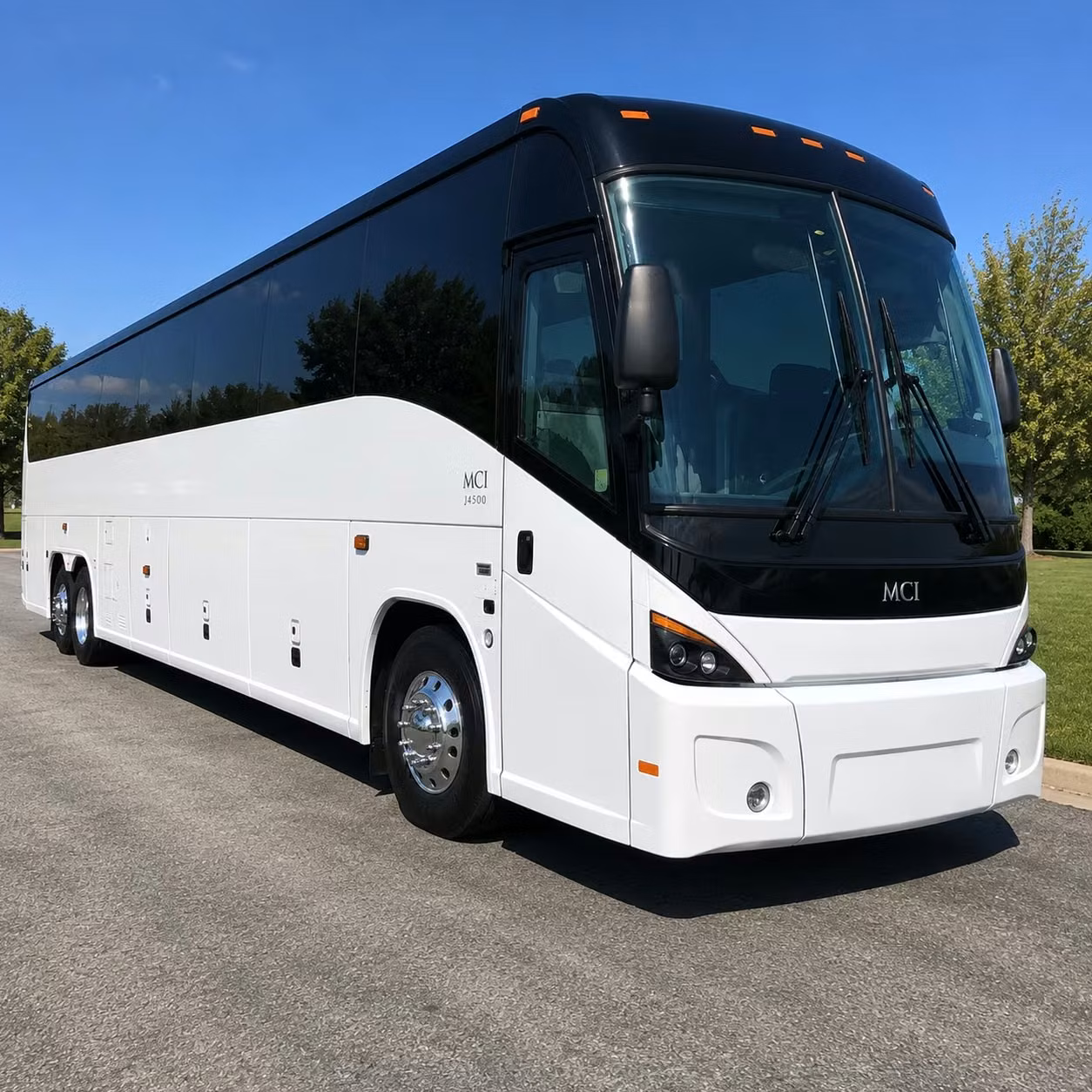 for groups flying out of jfk or laguardia jersey city bus rentals make the cross hudson run simple