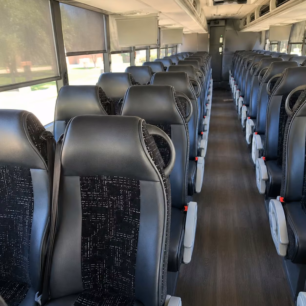 jersey city charter bus interior