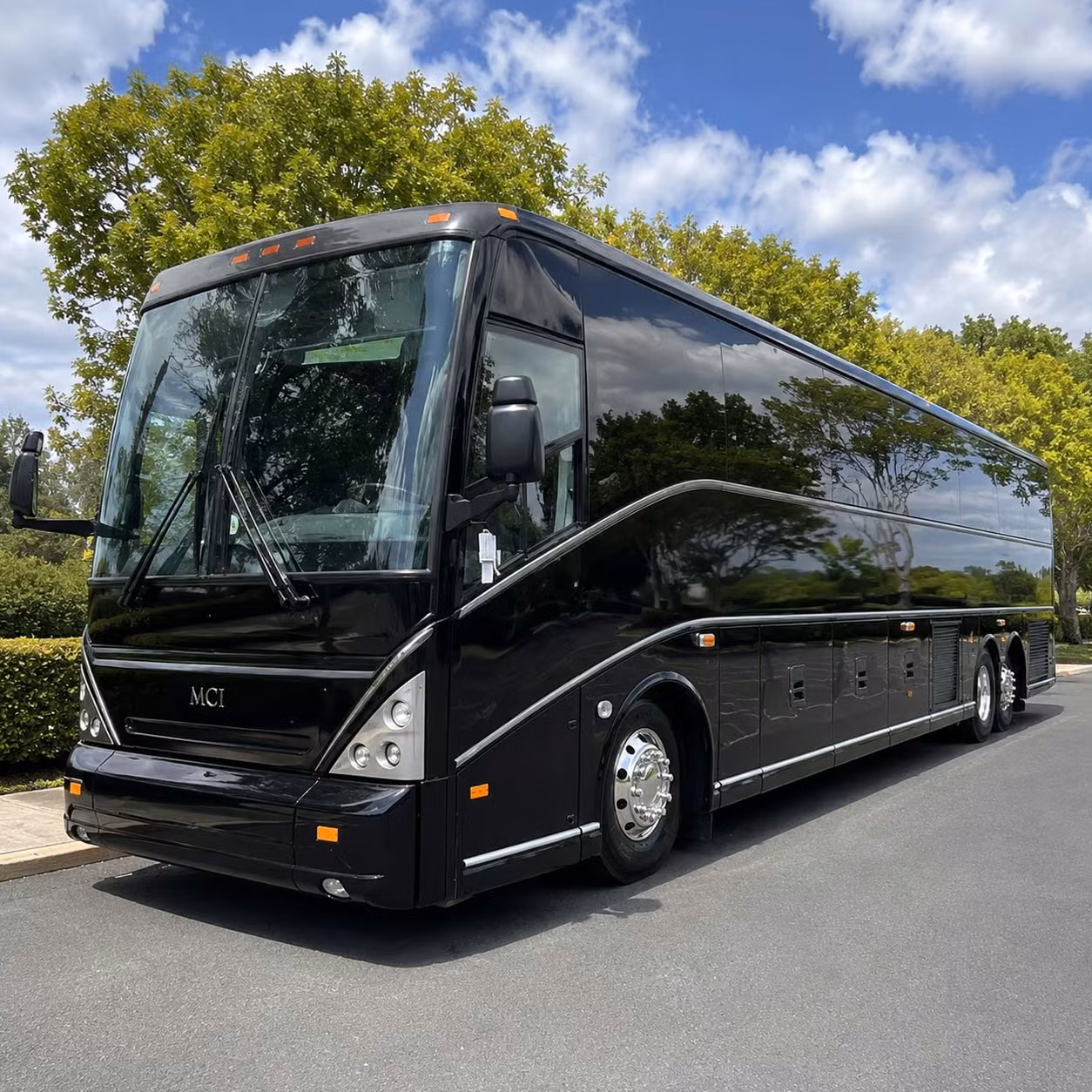 jersey city charter bus rental exterior