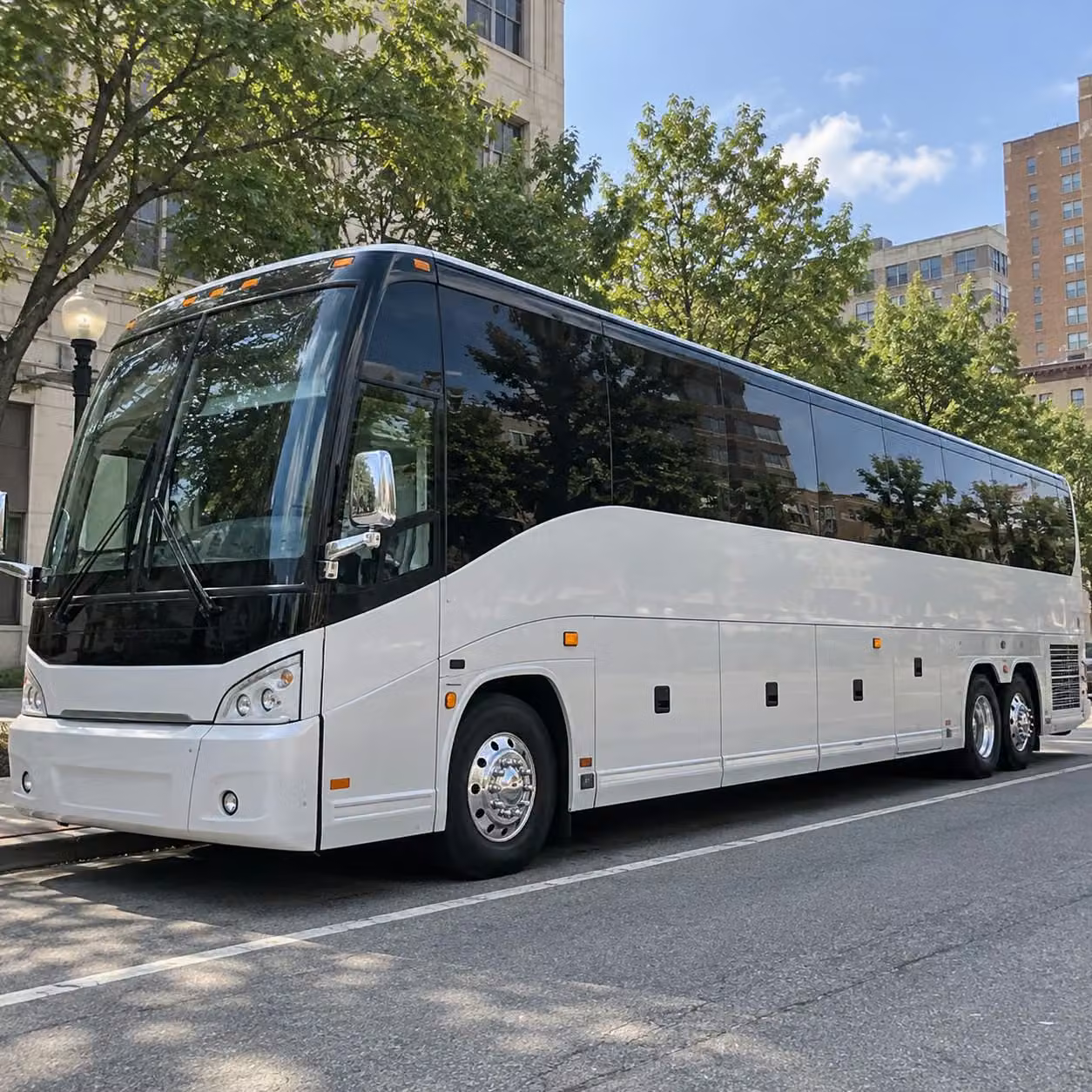 let a charter bus handle game day traffic on the nj turnpike and the lincoln tunnel